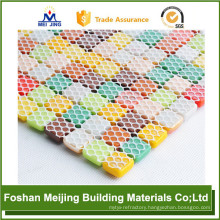 cheap nylon hexagonal mesh for paving glass mosaic ceramic tile